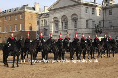The Household Cavalry at Horse guards parade