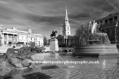 Trafalgar Square and church of St Martin