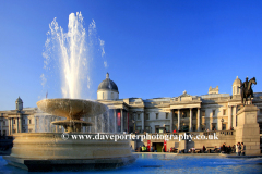 Fountain outside the National Gallery, Trafalgar Square