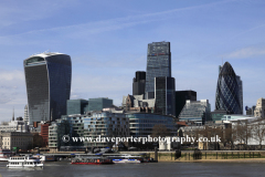 Walkie-Talkie building, Swiss Bank Building the Gherkin