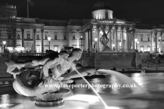 Fountain outside the National Gallery, Trafalgar Square