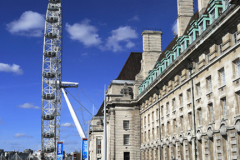 London Aquarium and Millennium Wheel, South Bank
