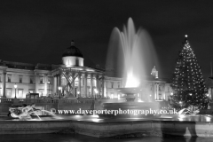 Fountain outside the National Gallery, Trafalgar Square