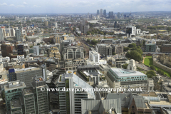 Rooftops of London from the Walkie-Talkie building