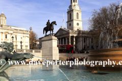 Fountain outside the National Gallery, Trafalgar Square