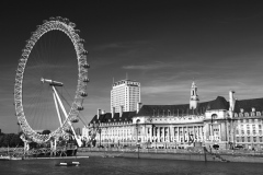The London Eye, South Bank, river Thames