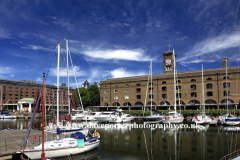 Boats in St. Katherine's dock, North Bank