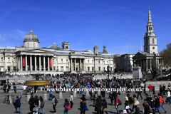 Tourist at Trafalgar Square