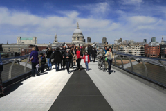 The Millennium Bridge and St. Pauls Cathedral