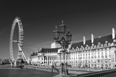 The London Eye, South Bank, river Thames