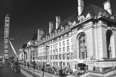 County Hall and the London Eye, South Bank