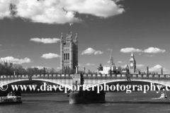 Lambeth Bridge, river Thames, Westminster