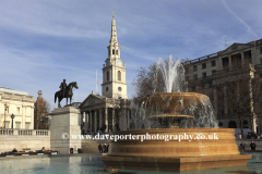 Trafalgar Square and church of St Martin