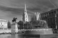 Trafalgar Square and church of St Martin