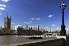 Summer, Lambeth Bridge, river Thames