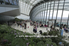 The Sky Garden inside the Walkie-Talkie building