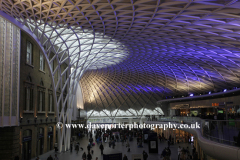 Inside Kings Cross railway Station, London City