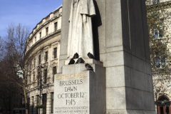 The Edith Cavell memorial sculpture, St Martins Place