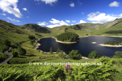 Summer view over Haweswater Lake