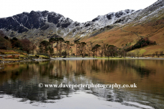 Winter view to Haystacks fell, Buttermere