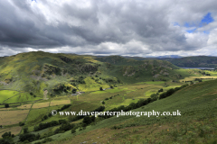 Landscape view through the Martindale valley