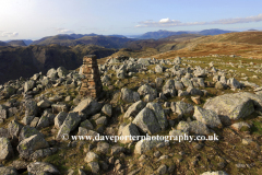 Summit cairn on High Raise Fell, Great Langdale