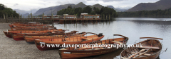 Wooden rowing boats,  Derwentwater