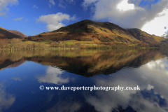 The Buttermere Fells, reflected in Buttermere