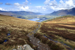 View over Bleaberry Fell to Derwentwater