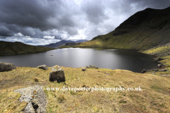 Autumn view over Stickle Tarn, Langdale