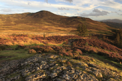 Sunset over Bleaberry Fell, Central fells