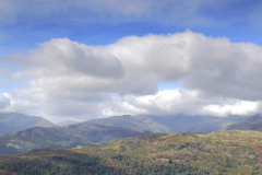View over Grasmere and the Langdale Fells
