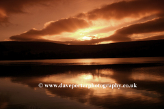 Dramatic sunrise over Ullswater
