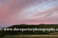 Sunset Clouds, over Walla Crag  fell