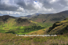 Autumn view through The Langdale valley