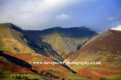 View to Sharp Edge, Blencathra fell