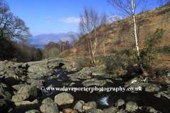 Spring view of Ashness Bridge to Derwentwater