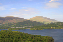 View over Derwentwater and Keswick