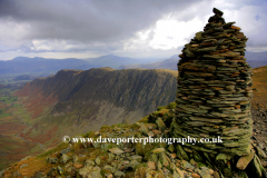 Summit cairn on Dale Head fell