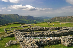 The Hardknott Roman Fort ruins