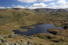 View over Angle Tarn and the Angletarn Pikes