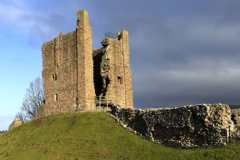 The Ruins of Brough Castle, Brough village