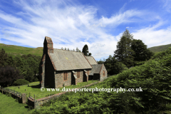 Summer St Peters church, Martindale, Ullswater