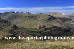 Helvellyn mountain Range and Patterdale valley