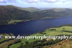 Landscape view over Bassenthwaite Lake