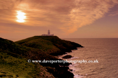 Sunset Strumble Head Lighthouse, Pembrokeshire