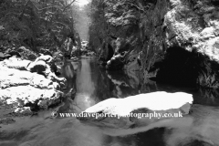 Winter, Fairy Glen, River Conwy near Betws-y-Coed