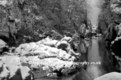 Winter, Fairy Glen, River Conwy near Betws-y-Coed