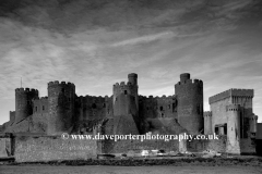 Castle Walls of Conwy Castle, North Wales