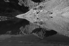 Mount Snowdon reflected in Llyn Llydaw Snowdonia